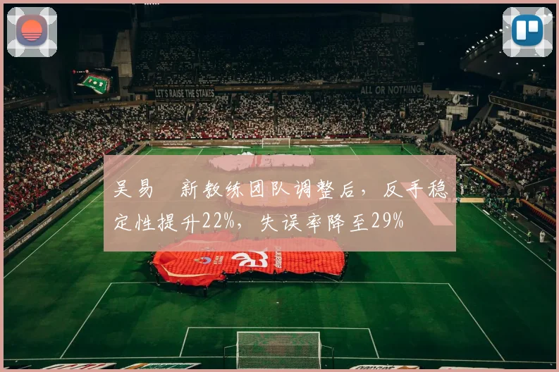 吴易昺新教练团队调整后，反手稳定性提升22%，失误率降至29%